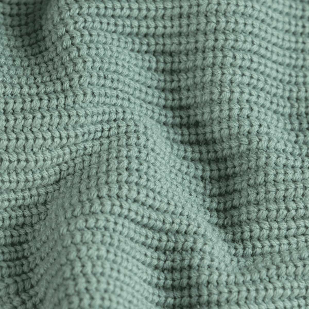S1 PLOOV 45X60 KNITTED GREEN KNIT BACK