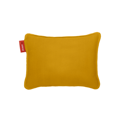 S1 PLOOV 45X60 KNITTED YELLOW KNIT BACK